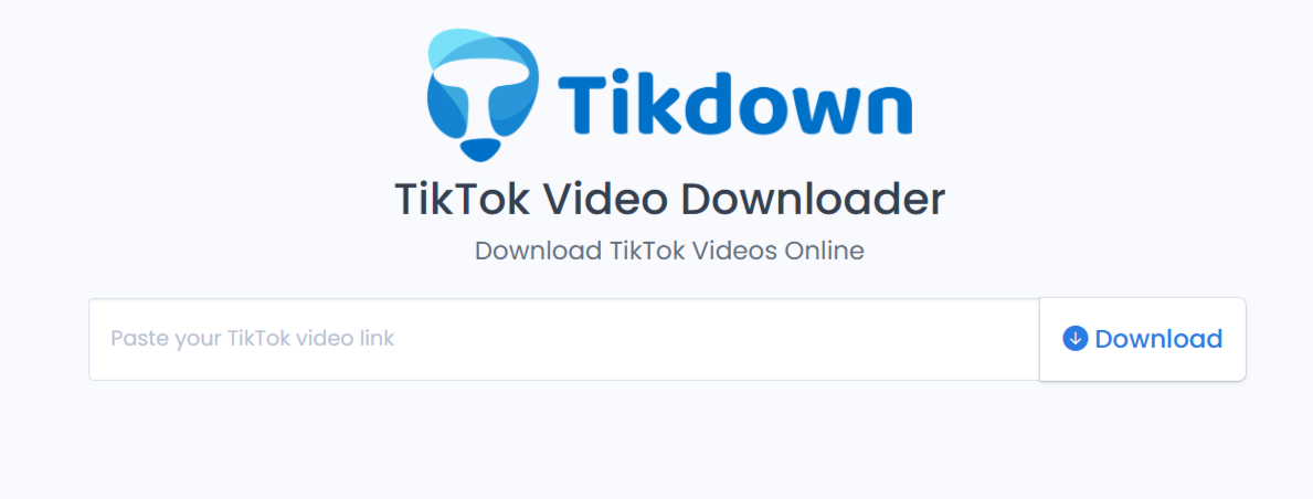 TikDown – TikTok Downloaders for Free
