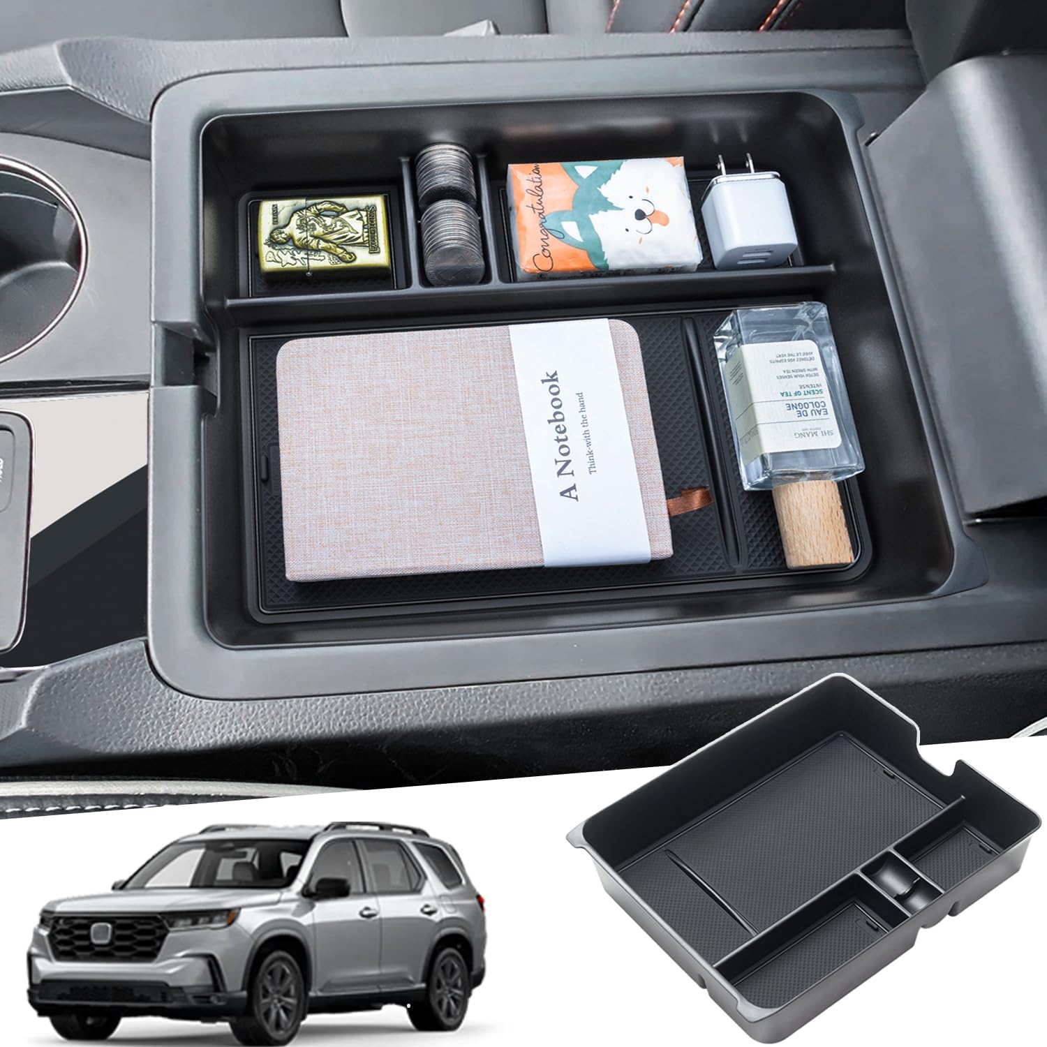 Cluttered Center Console - Organize Essentials for Easier Access